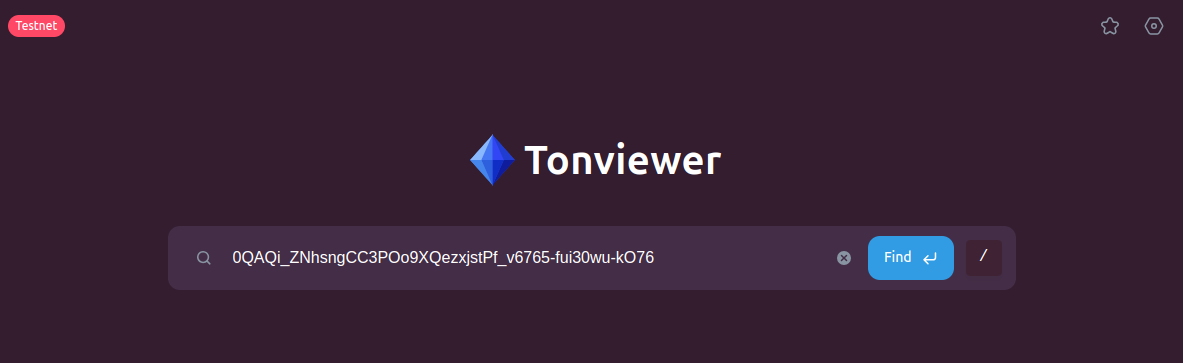 Screenshot of explorer search interface